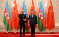 Prezident Çin lideri ilə görüşdü - Fotolar