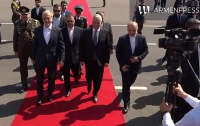 Pezeşkian İrəvandadır - Foto