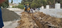 Sarayda bu küçəyə bələdiyyə tərəfindən kanalizasiya xətti çəkilir-FOTO/VİDEO