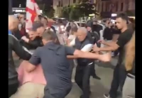 Gürcüstanda ara qarışdı: Kaladzenin qərargahında qarşıdurma yaşanır – FOTO