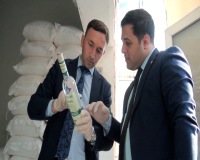 Ağsuda market və məhsul anbarında saxta alkoqollu içkilər aşkarlanıb-VİDEO