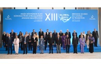 Prezident XIII Qlobal Bakı Forumunda çıxış etdi - Foto