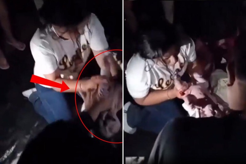 Venesuelada zəlzələ möcüzəsi: ana dağıntılar altında uşaq dünyaya gətirdi - FOTO