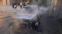 Qaradağda direktorun avtomobili yandırıldı