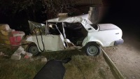 Tovuzda ağır qəza: “07” su kanalına düşdü