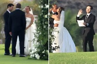 Hollivudda nadir mənzərə: Tobey Maguire keçmiş həyat yoldaşını özü evləndirdi - FOTO